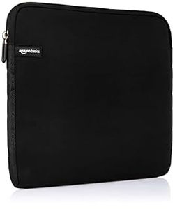 lot 15560 image: Amazon Basics 15.6-Inch Laptop Sleeve, Protective Case with Zipper - Black (B00CD8AFT8)