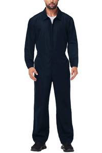lot 9120 image: Arankhiger Navy Jumpsuit for Mens Halloween Long Sleeve Michael Coveralls Unisex Solid Color Holiday One Piece Suit S - Retail $35