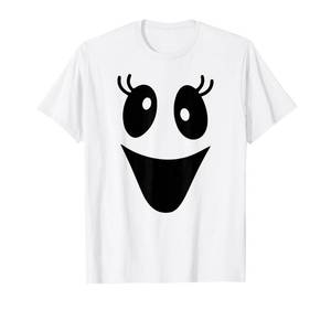 lot 9123 image: Cute Female Ghost Face Outfit for Halloween Costumes T-Shirt size small