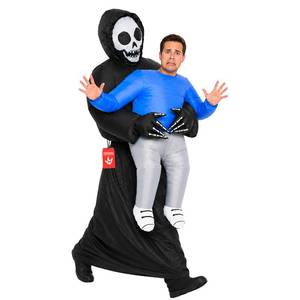 Morph, Grim Reaper Inflatable Costume, Halloween Costumes for Adults - Retail: $50