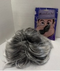 lot 10207 image: Moustache Costume Hair Piece with Packaging