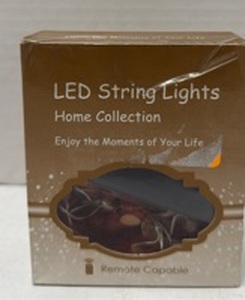 lot 10223 image: LED String Lights Home Collection Remote Capable