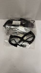 lot 10264 image: Black Half-Face Mask Frames with Elastic Straps Pack 12 pieces