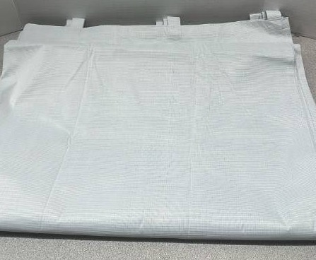 lot 5763 image: Grey Unbranded Curtain with Hooks( 40x60)