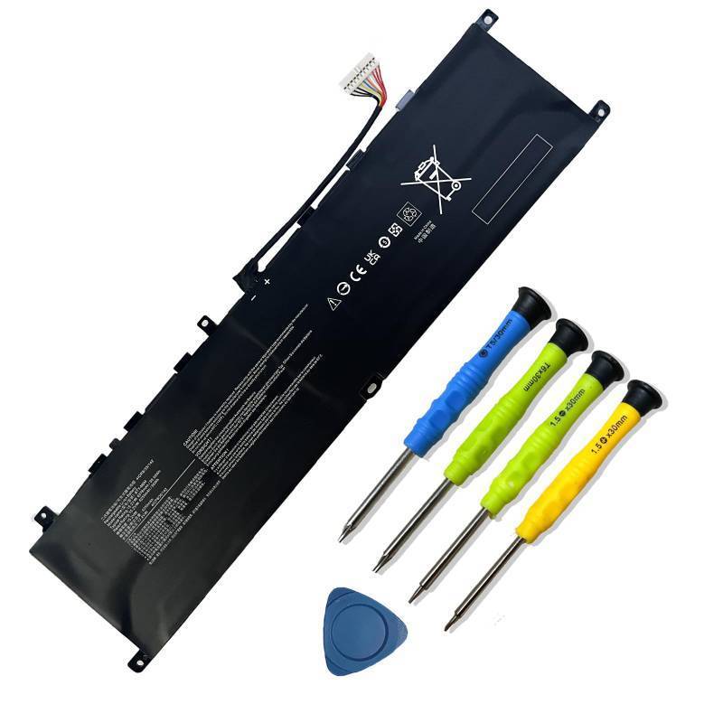 lot 7000 image: BTY-M6M 99.99Wh Laptop Battery Replacement for MSI GS66 Stealth 10SE 10SF 11UE 11UH GE66 Raider 10UG 11UG GE76 for Raider 11UE 11UG GE76 for Dragon Tiamat 11UH WS66 10TM 11UMT 11UKT for Creator 15 - Retail $60