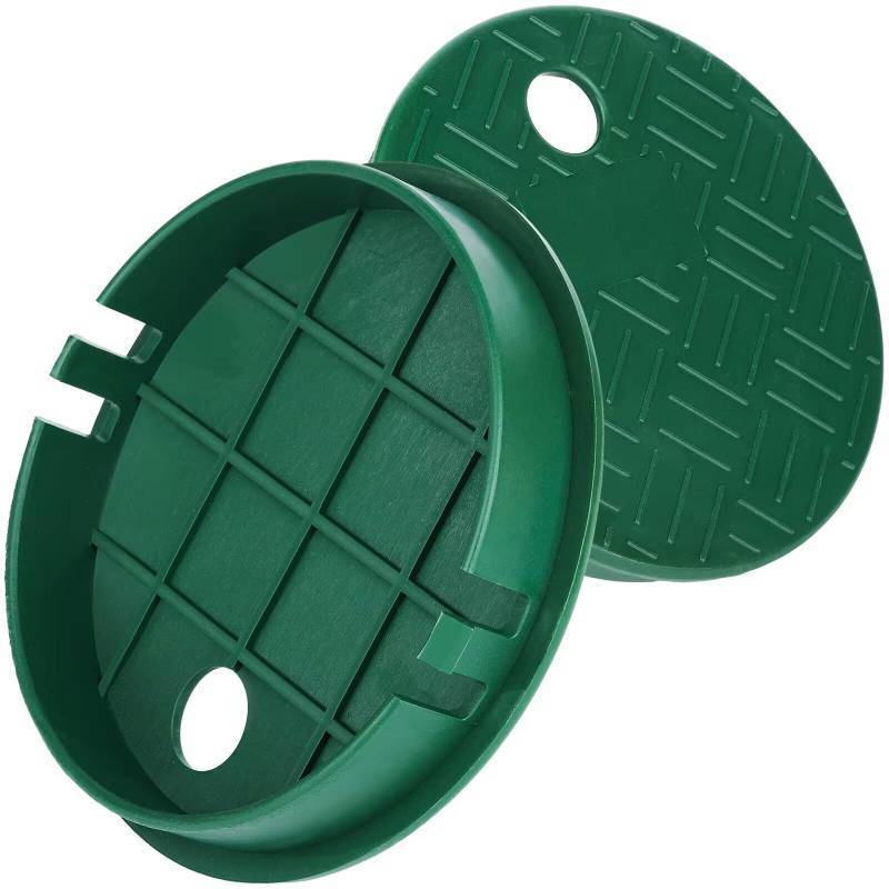 lot 7022 image: HNYYZL Outdoor Sprinkler Valve Cover, ID 5.5 OD 6, 2PCS
