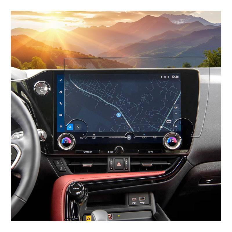 lot 7123 image: SXCY for 2025 2026 Lexus NX Anti-Glare Matte Screen Protector 14 Inch for Lexus NX250 NX350 Accessories 2022-2025 2026 Navigation Screen Protector 9H Tempered Glass