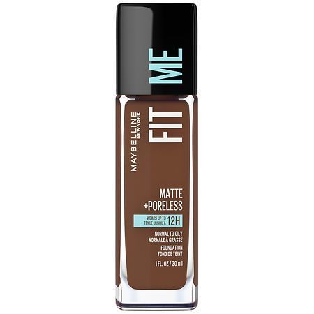 lot 7455 image: Maybelline Fit Me Matte  Poreless Oil Free Liquid Foundation - 1 fl oz - 375 Java - 1 fl oz