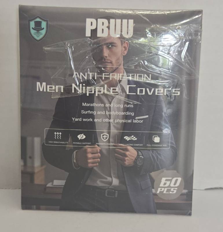 lot 7461 image: PBUU Anti-Friction Men Nipple Covers 60 Pieces