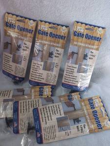 lot 1107 image: 1-PULL Gate Opener - 5 Packs - new in box