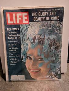 lot 1506 image: LIFE Magazine April 20 1962 Ben Casey The Doctor Challenges the Cowboy