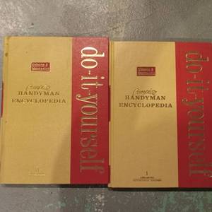 lot 1512 image: Complete Handyman Encyclopedia 2-Volume Set Science & Mechanics