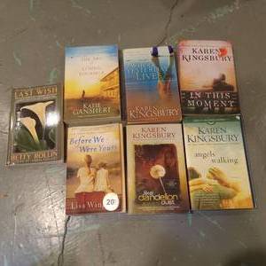 lot 1515 image: Book Lot 9 Titles Karen Kingsbury Lisa Wingate Katie Ganshert Betty Rollin