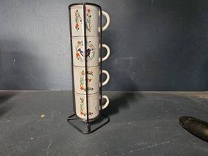 lot 3166 image: Stacking ExpressoTea Cups  New Unused