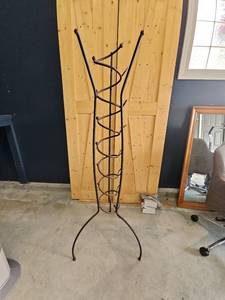 lot 3172 image: Wine Rack- Heavy Wrought Iron 56