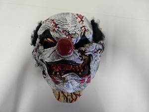 lot 10098 image: Horror Clown Skull Full Head Halloween Costume Mask