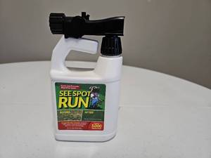 lot 10100 image: See Spot Run Dog Urine Spot Treatment 32 FL OZ Hose-End Sprayer
