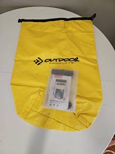 lot 10159 image: Kayaking SUP Big 5 Outdoor Products Big Yellow Dry Bag 27 Wide with Waterproof Pouch