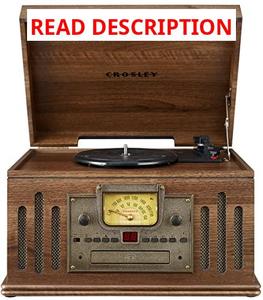 lot 2009 image: $140 Crosley CR704B-WA Musician 8-in-1 Record Player, Walnut