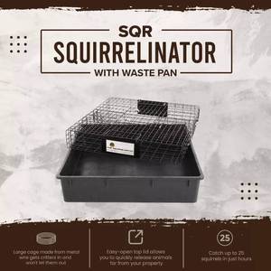 lot 2011 image: $95 Rugged Ranch SQR Squirrelinator Live Squirrel Metal 2 Door Trap w Wast