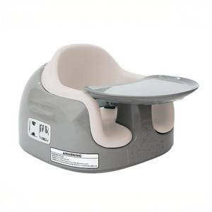 lot 2020 image: $70 Bumbo 3-in-1 Infant Multi-Seat & Tray, 6-36 Months, BreigeWhite Sand