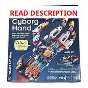 lot 2025 image: Mega Cyborg Hand STEM Kit Thames & Kosmos Hydraulic Robotic ...