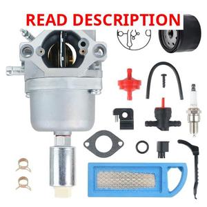 lot 2043 image: Carburetor for Briggs & Stratton 14-18 HP Lawn Mower Engines, Tune-Up Kit