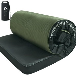 lot 2055 image: $128 XIECUVA Sleeping Pad Insulated Camping Mattress with Pump