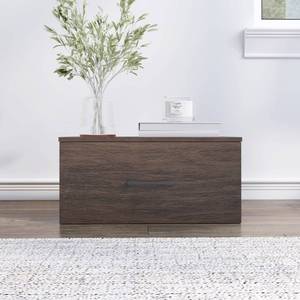 lot 2071 image: Mainstays Ardent One Drawer Modular Storage System Walnut