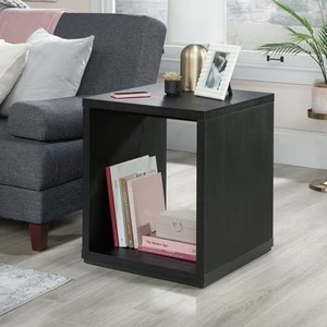 lot 2072 image: $48 Mainstays Westley End Table, Black Wood Finish