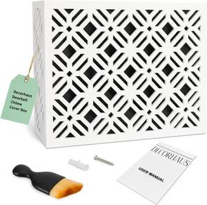 lot 2098 image: Doorbell Chime Cover Box - Modern Decorative Indoor Cover, Universal Fit