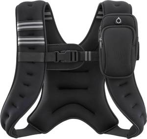 lot 2134 image: ZELUS Weighted Vest 6-30lb with Reflective Stripe for Running