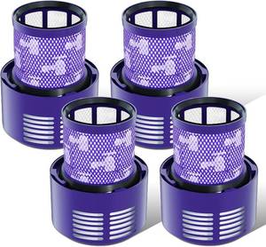 lot 2141 image: Dyson Cyclone V10 Vacuum Filter Replacement Parts, V10-4 Pack (SV12)