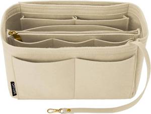 lot 2167 image: OPPOSHE Purse Organizer Insert for Handbags, Felt, LV, Coach, MK, Kate Spad