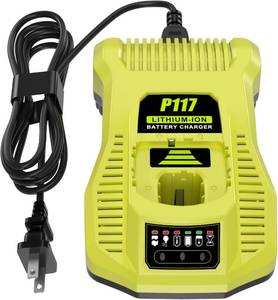 lot 2187 image: Ryobi 18V Charger P117 Rapid compatible with P100P102P103P105