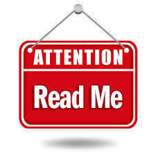 lot 1 image: Important Information