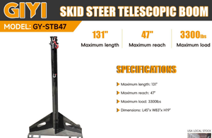 lot 7005 image: Captok Skid Steer Telescopic Boom  CK- STB47