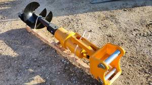 lot 7052 image: Unused Captok CAT 305 Excavator Auger