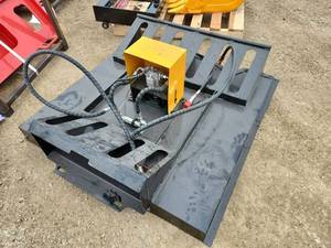 lot 7059 image: Captok Mini Skid Steer Brush Cutter  CK-MBC53