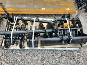 lot 7105 image: Captok Excavator 8 Piece Attachment Set