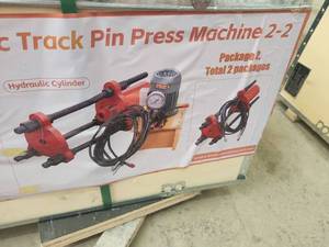 lot 7222 image: SKLP Hydraulic Track Pin Press Machine  100-Ton Hydraulic Force  CK-YLJ100