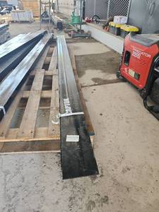 lot 7255 image: Captok 10ft Forklift Extension Rod Set