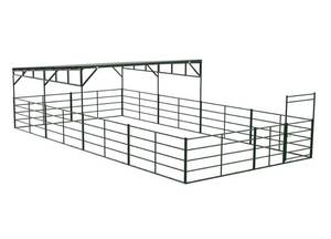 lot 8125 image: KJ Module Livestock Shelter  Model K2039