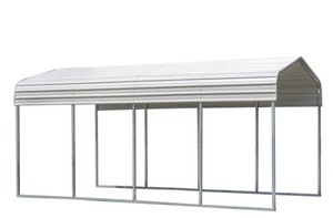 lot 8127 image: KJ 11 FT x 19 FT All-Steel Carport  Model K1121