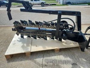 lot 1538 image: Vorx Mini Skid Steer Trencher Attachment  NL405