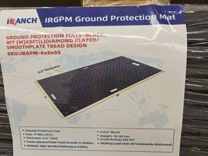 lot 303 image: SDLANCH Heavy Duty Ground Protection Mat 4x8ft  Set of 15