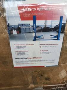 lot 307 image: SDLANCH 10,000 lbs Two-Post Auto Lift  TPL  BLUE