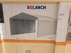lot 318 image: SDLANCH 12FT x 20FT High-End Carport  SDLC1220