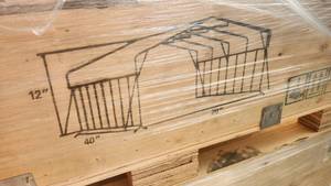 lot 321 image: SDLANCH Triple Garage Metal Shed  SDLC2040FT