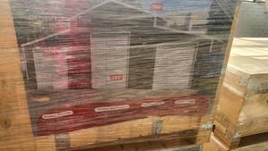 lot 325 image: SDLANCH Triple Garage Metal Shed  SDL4230TGMS